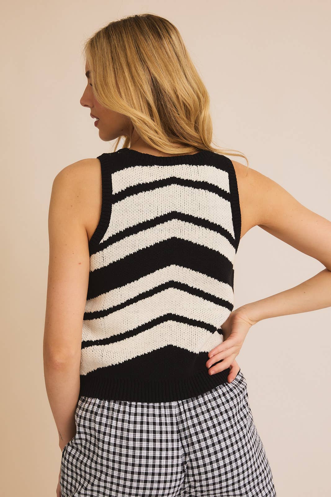 Sleeveless Sweater Tank
