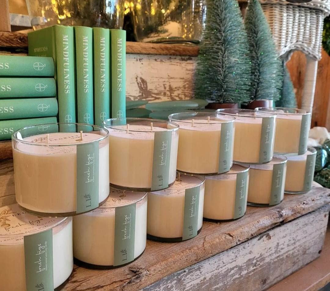 Bamboo Coconut Lime Classic Glass 2 Wick Soy Candle