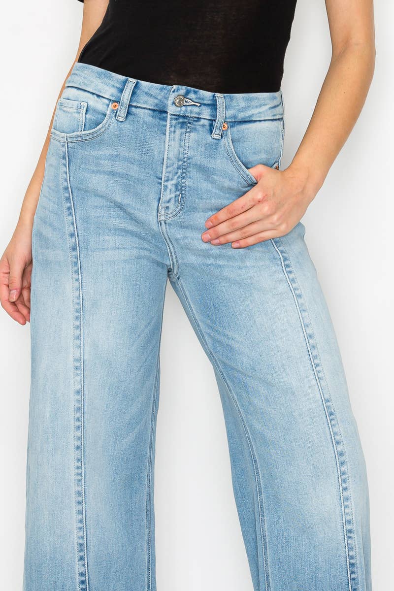 Front Hem Baggy Jean