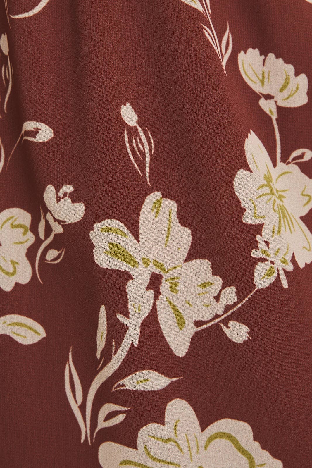 Flare Hem Floral Dress