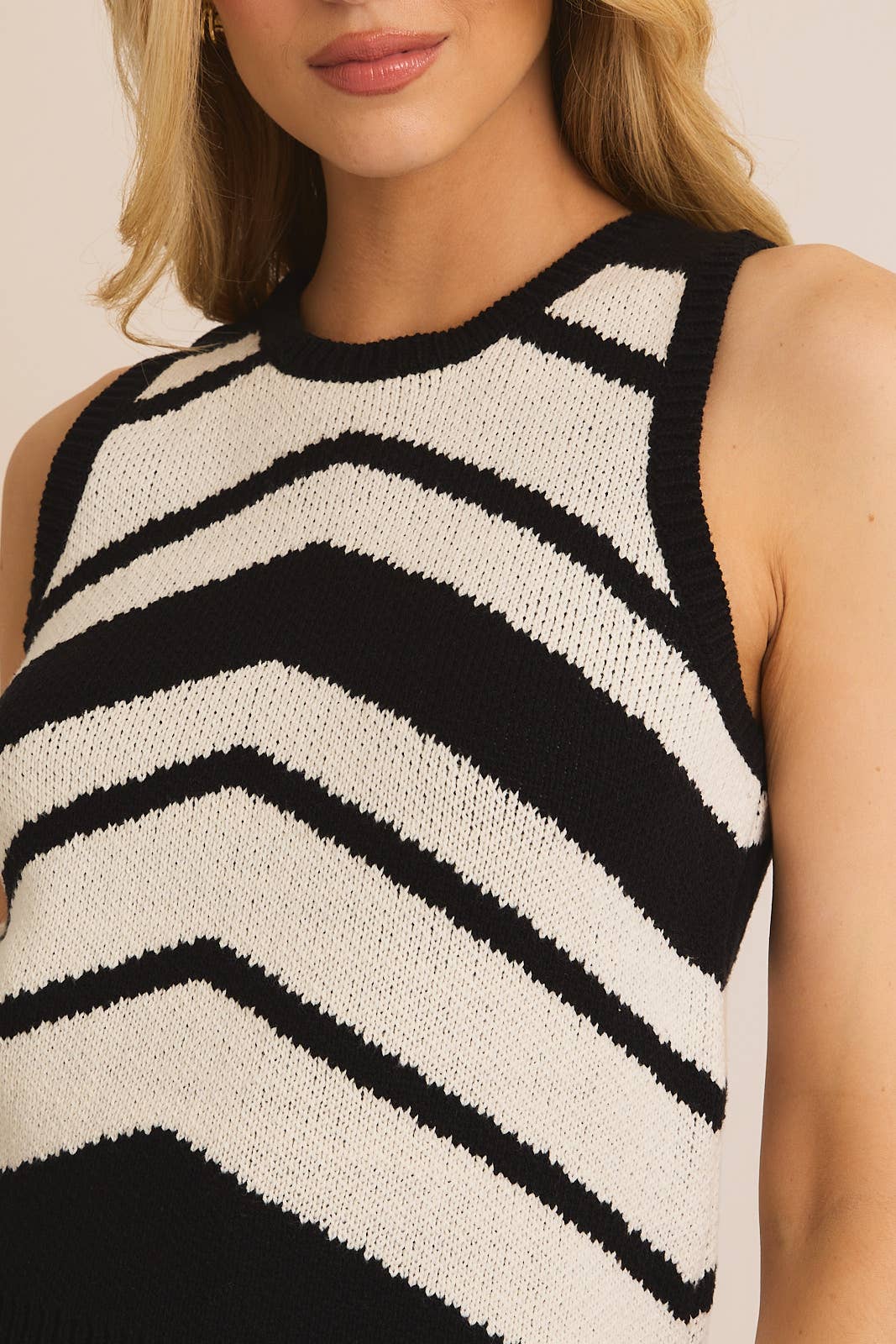 Sleeveless Sweater Tank