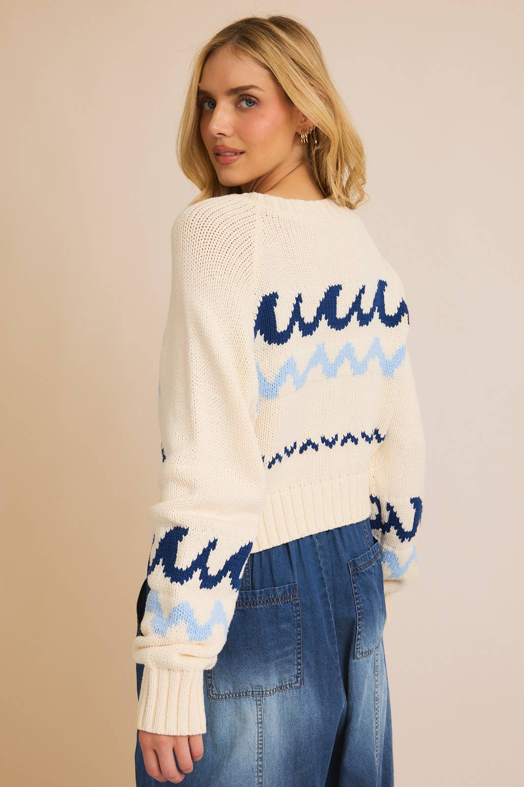 Round Neck Long Sleeve Sweater