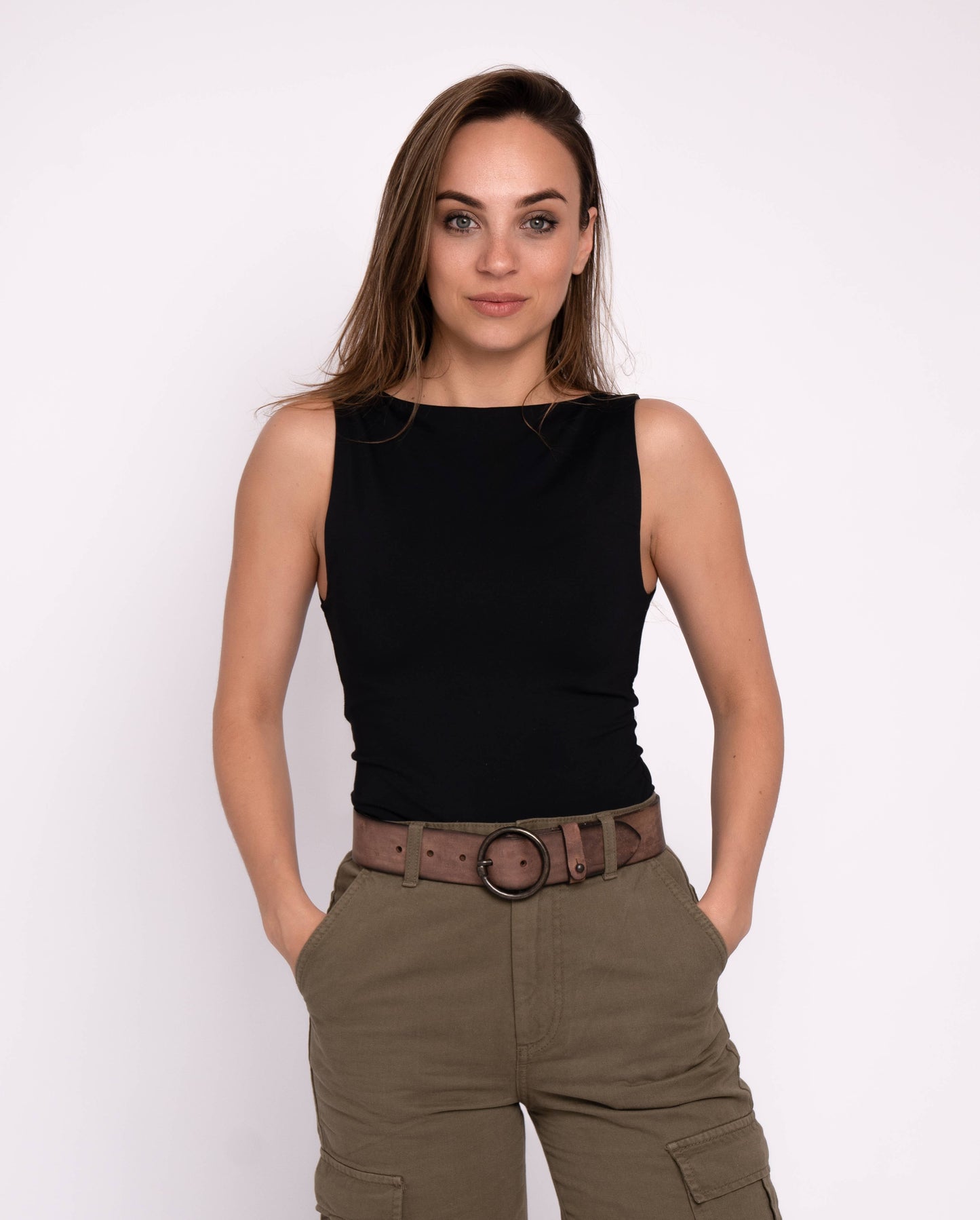 Pip | Vintage Full-Grain Leather Belt for Women