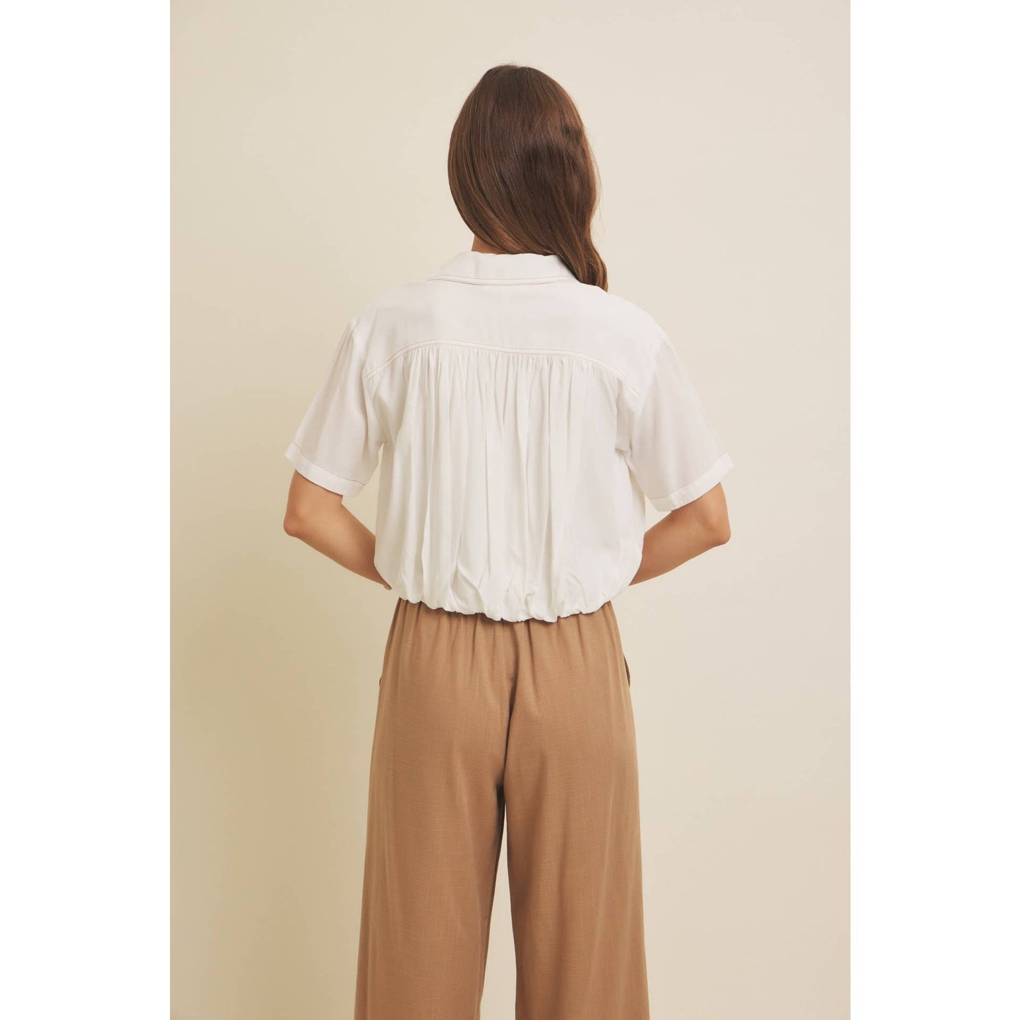 Bubble Hem Blouse