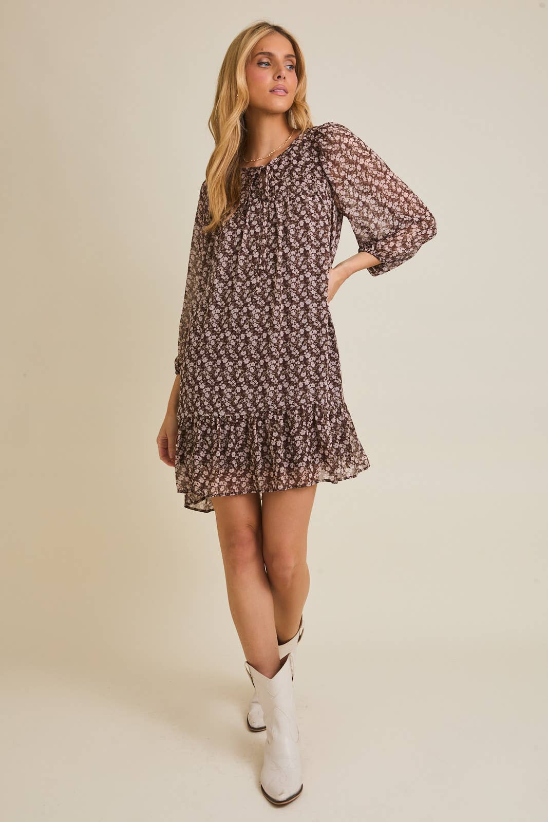 Flare Mini Dress
