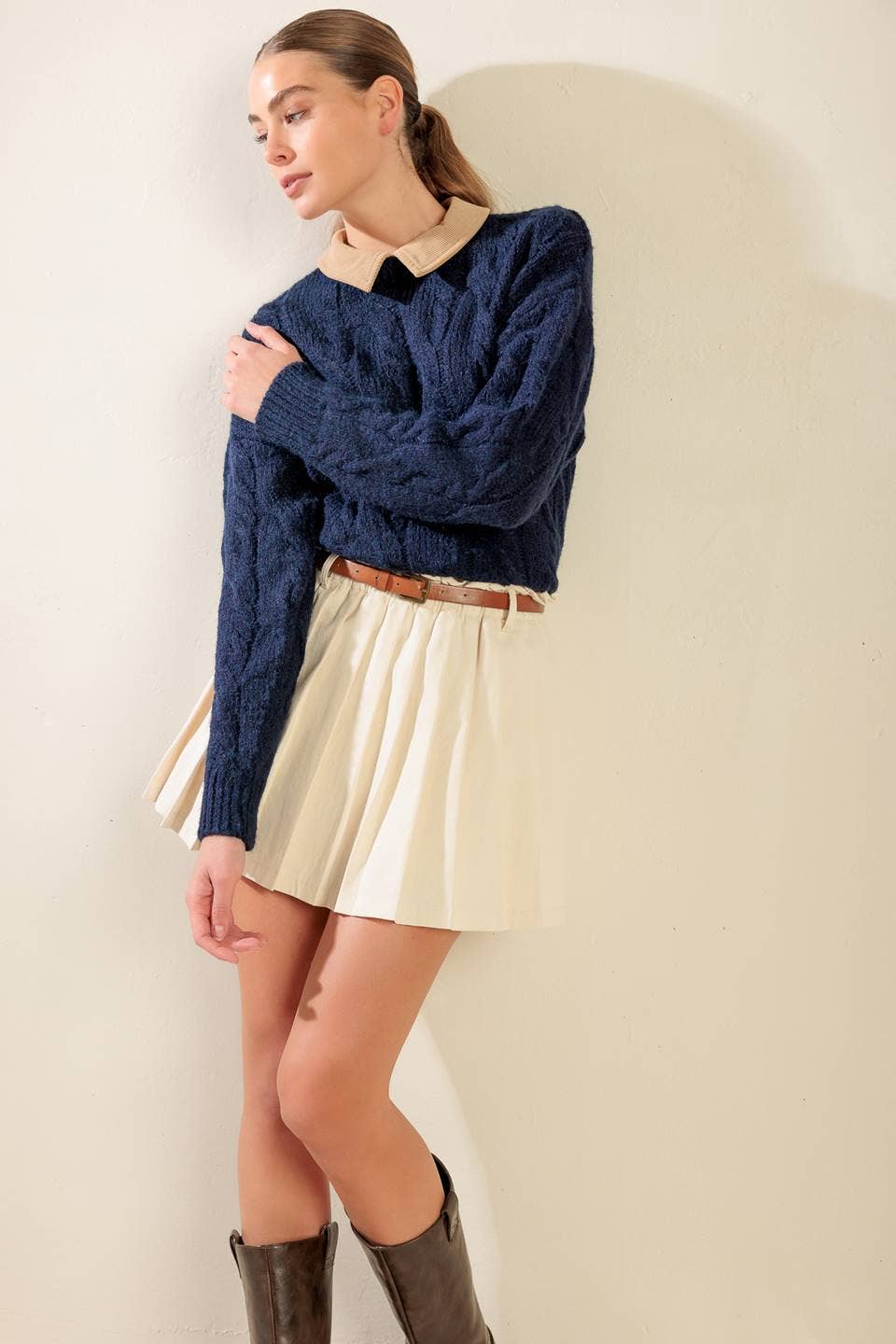 Cristelle Collared Sweater
