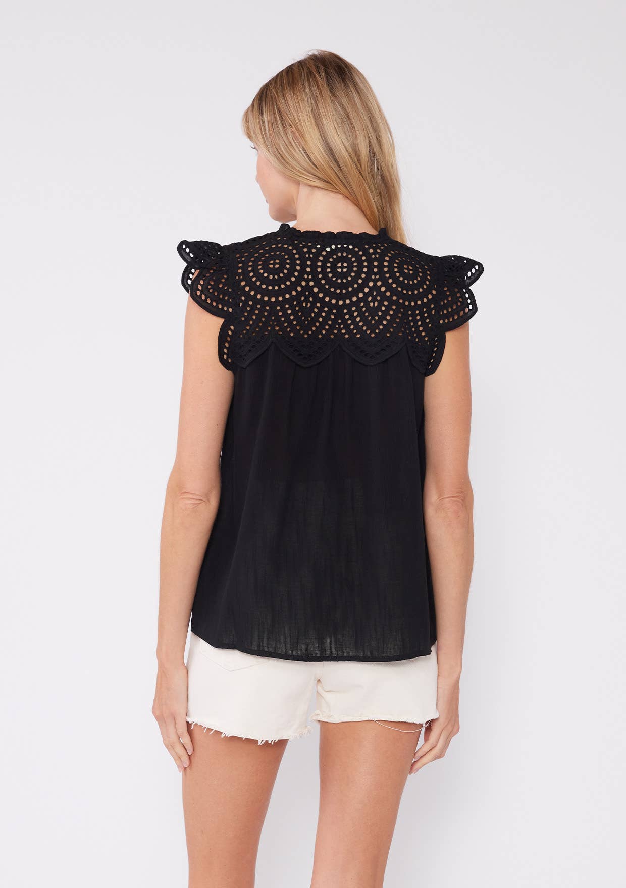 Clara Eyelet Tank