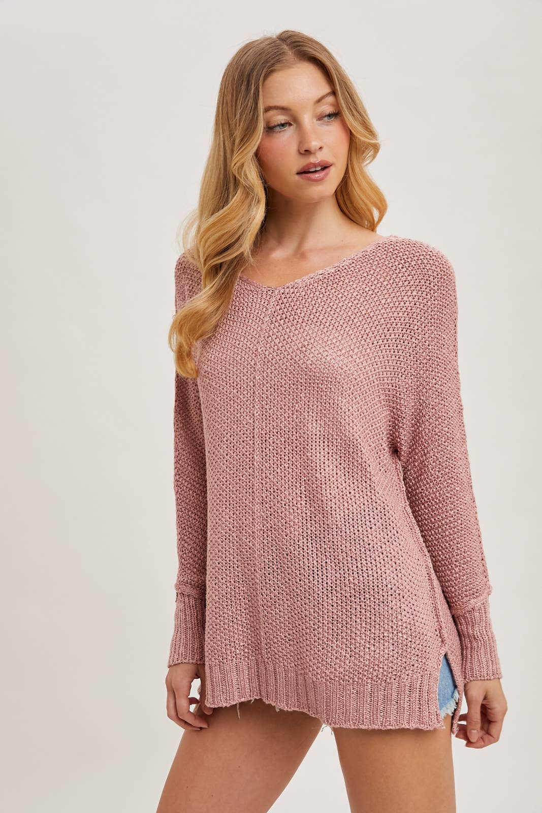Reverse Seam Sweater