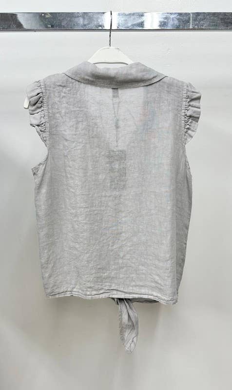 Lila Button Down