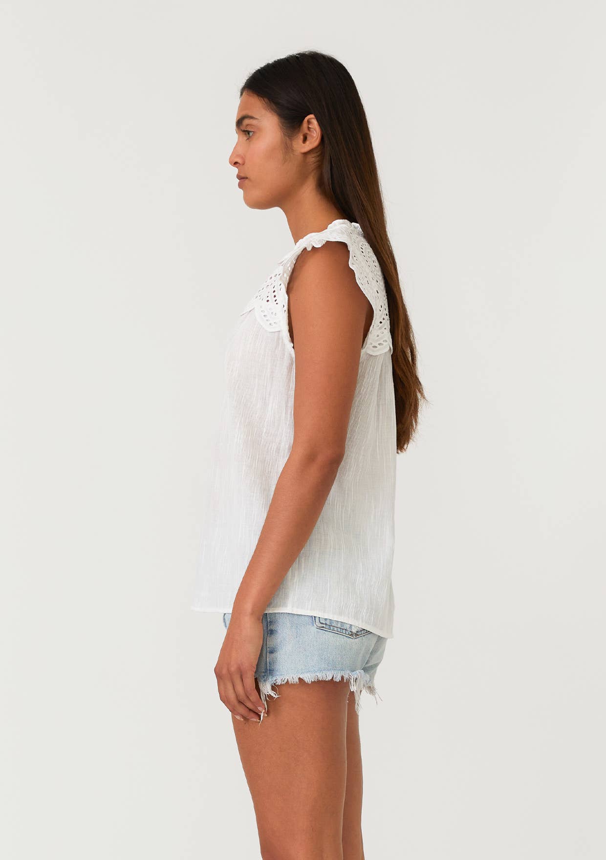 Clara Eyelet Tank