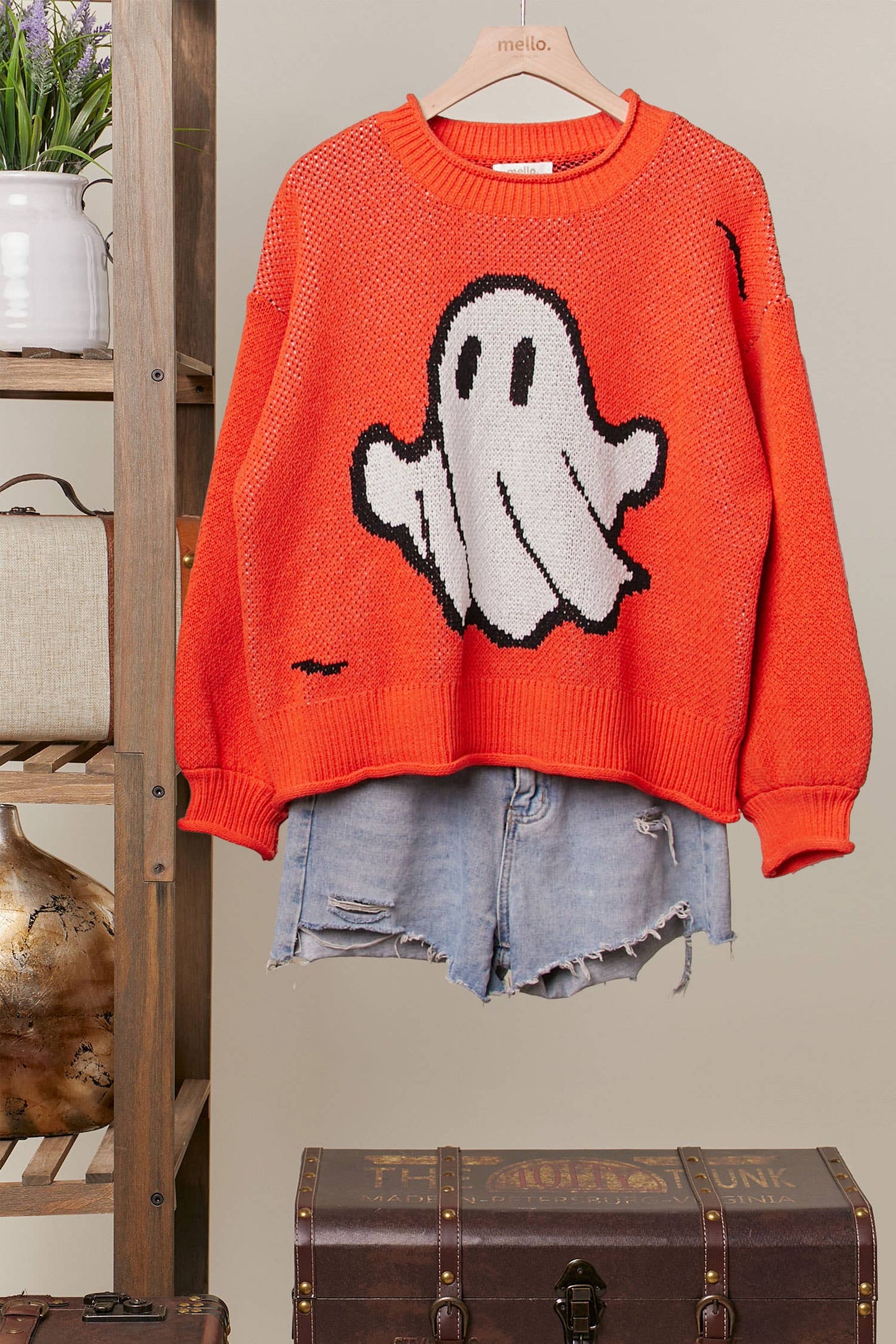 Halloween Spooky Face Sweater