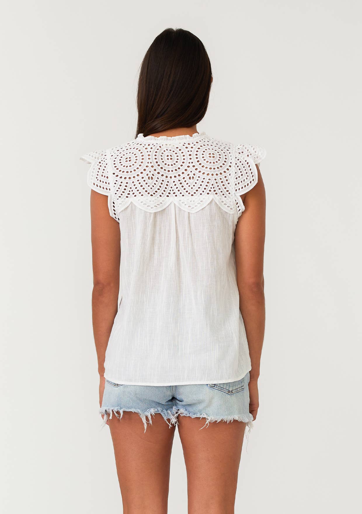 Clara Eyelet Tank