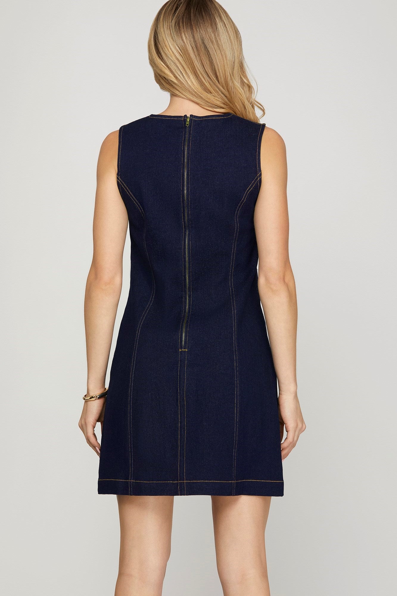 Sara Denim Mini Dress