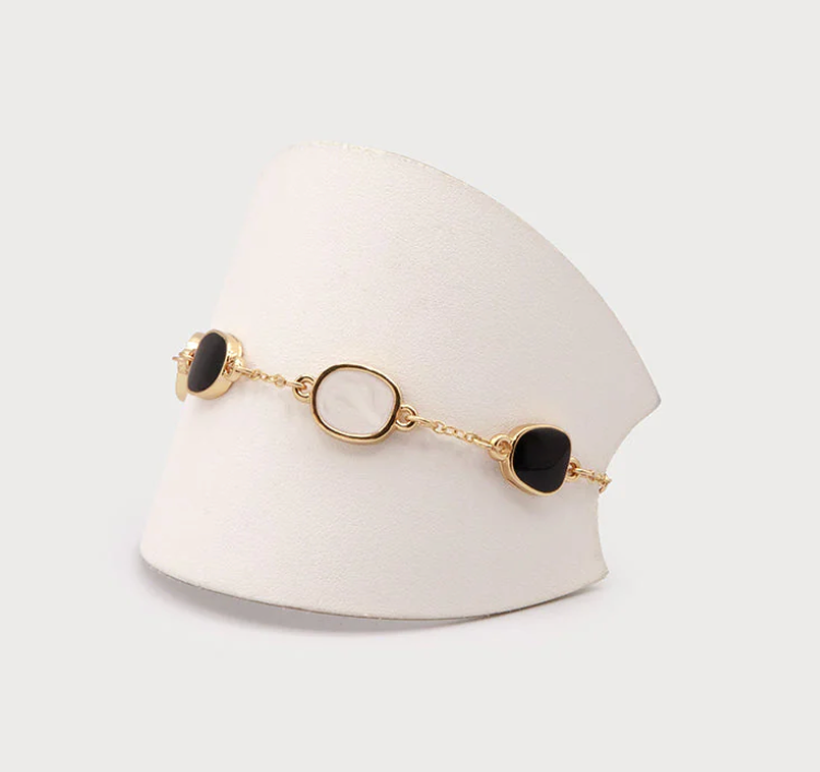 Two Toned Acrylic Bracelet