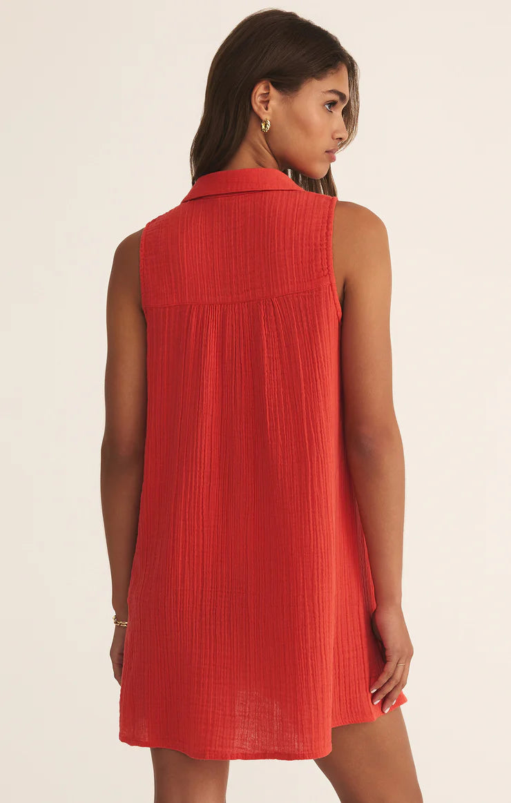 New Light Gauze Mini Dress by Z Supply
