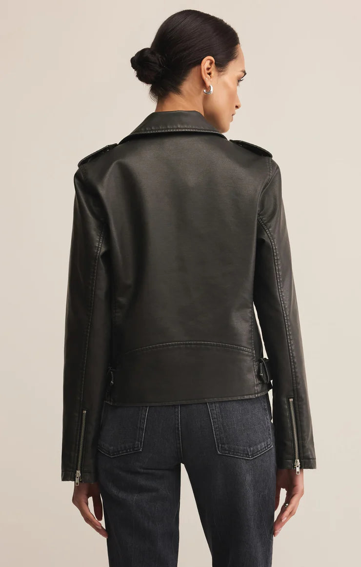 Alchemy Moto Faux Leather Jacket by Z Supply