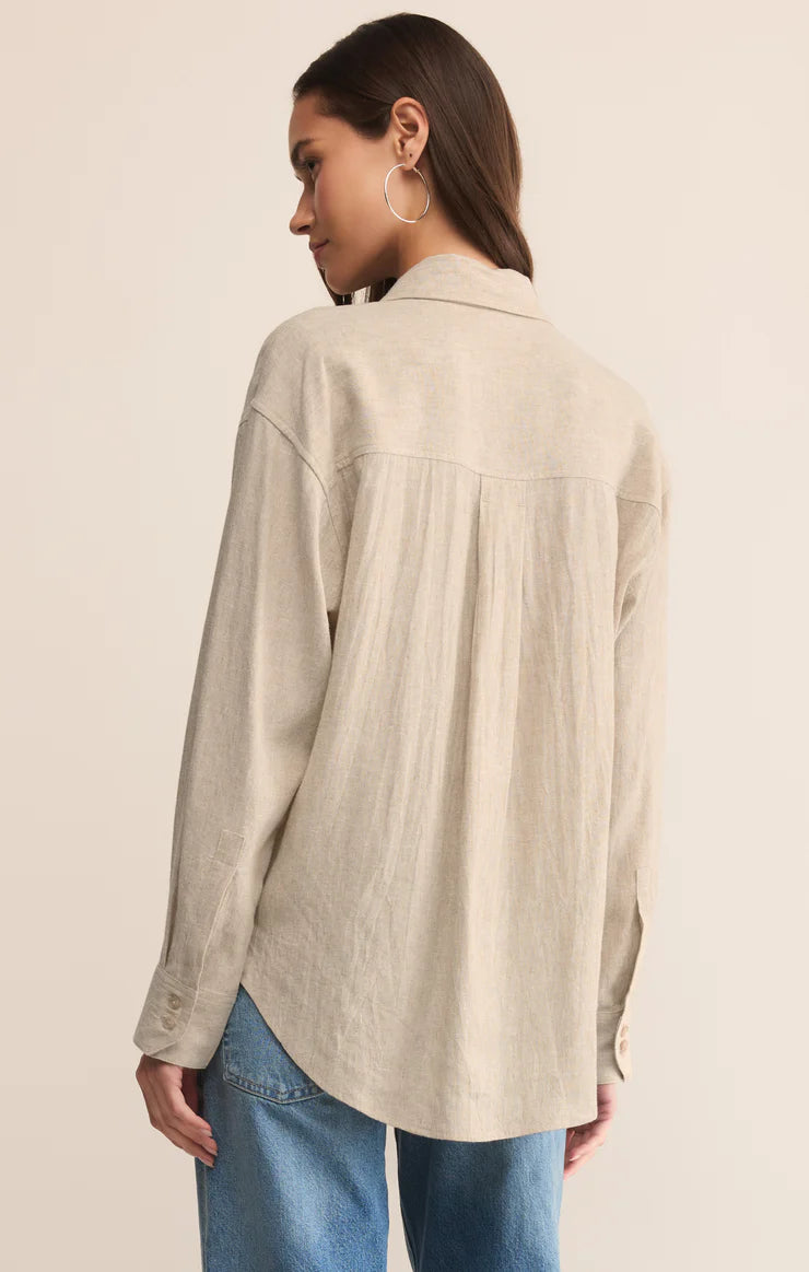 Alfie Linen Button Up by Z Supply