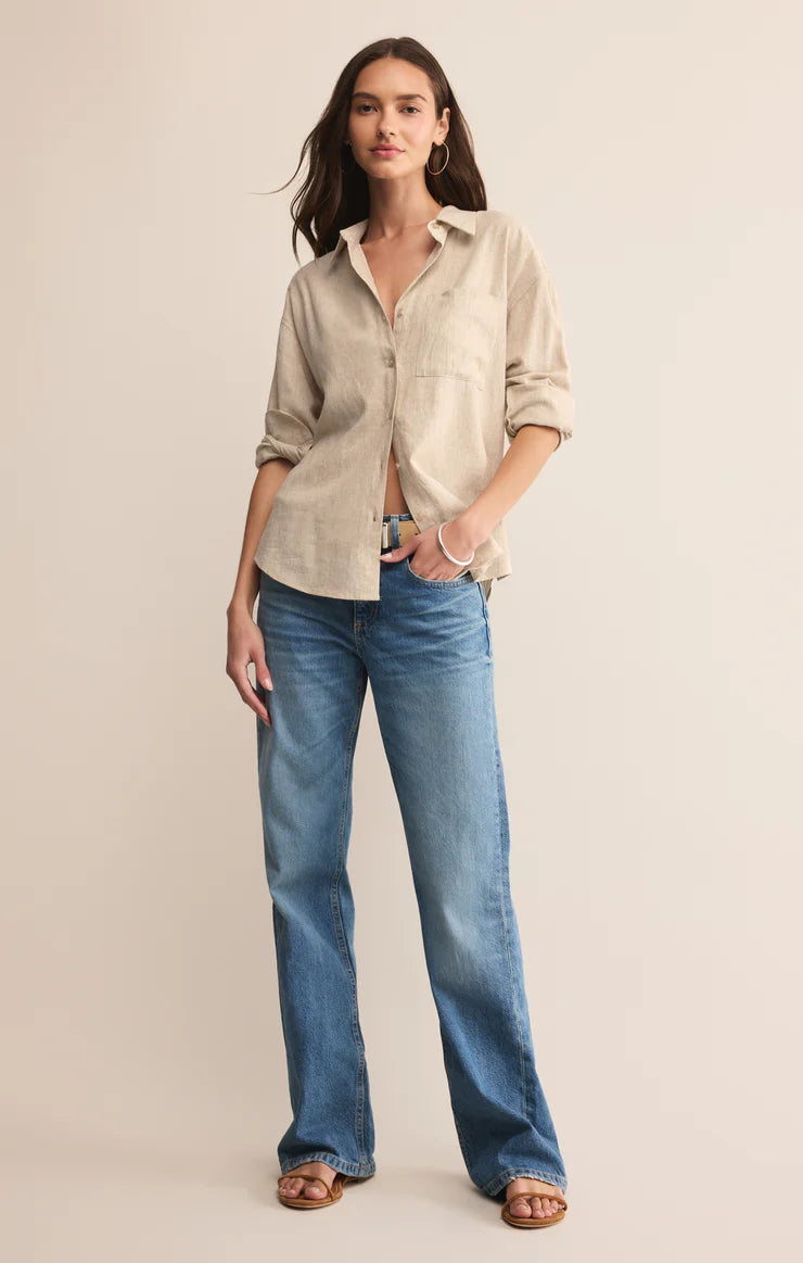Alfie Linen Button Up by Z Supply