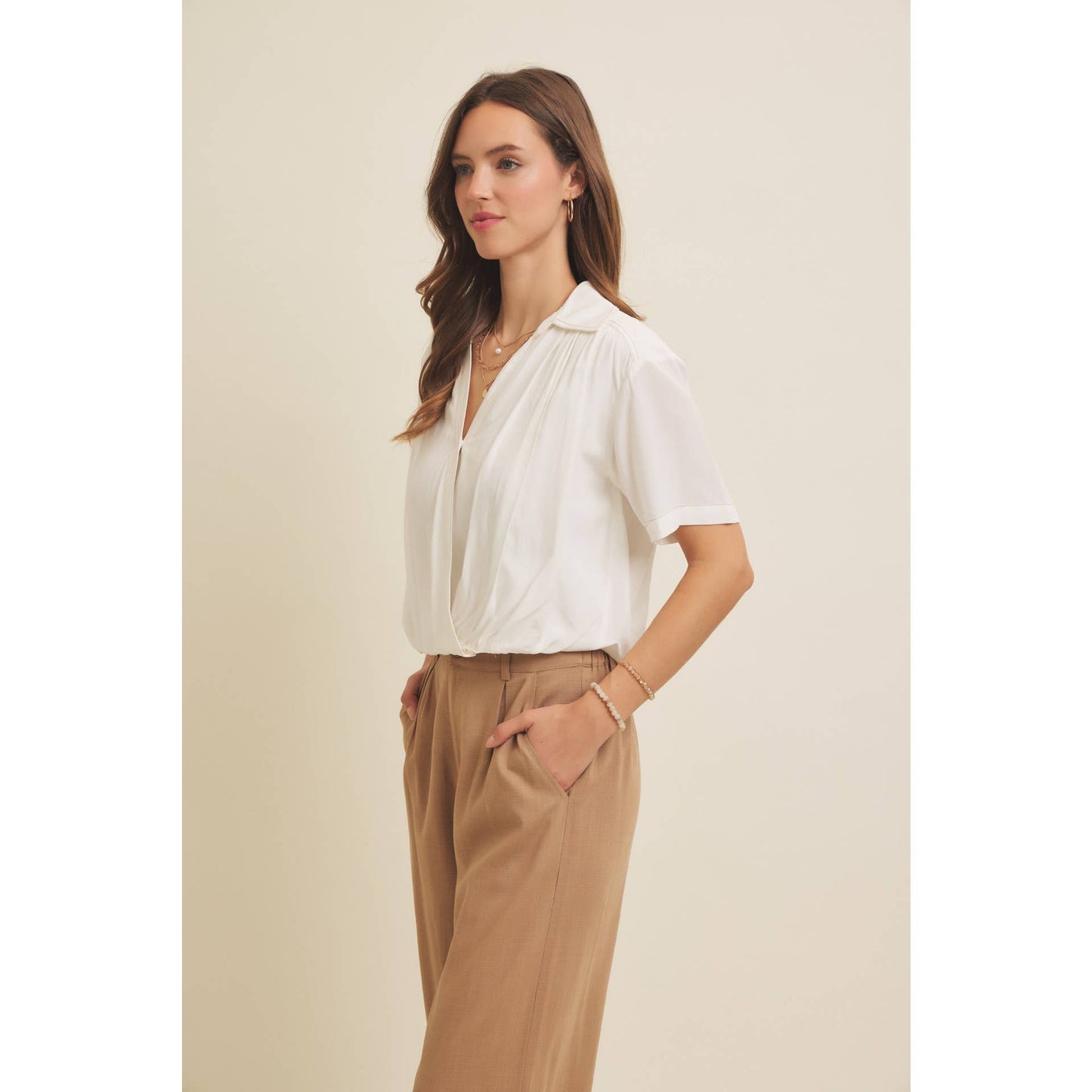Bubble Hem Blouse