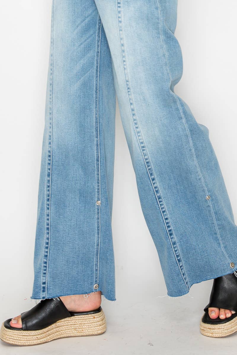 Front Hem Baggy Jean
