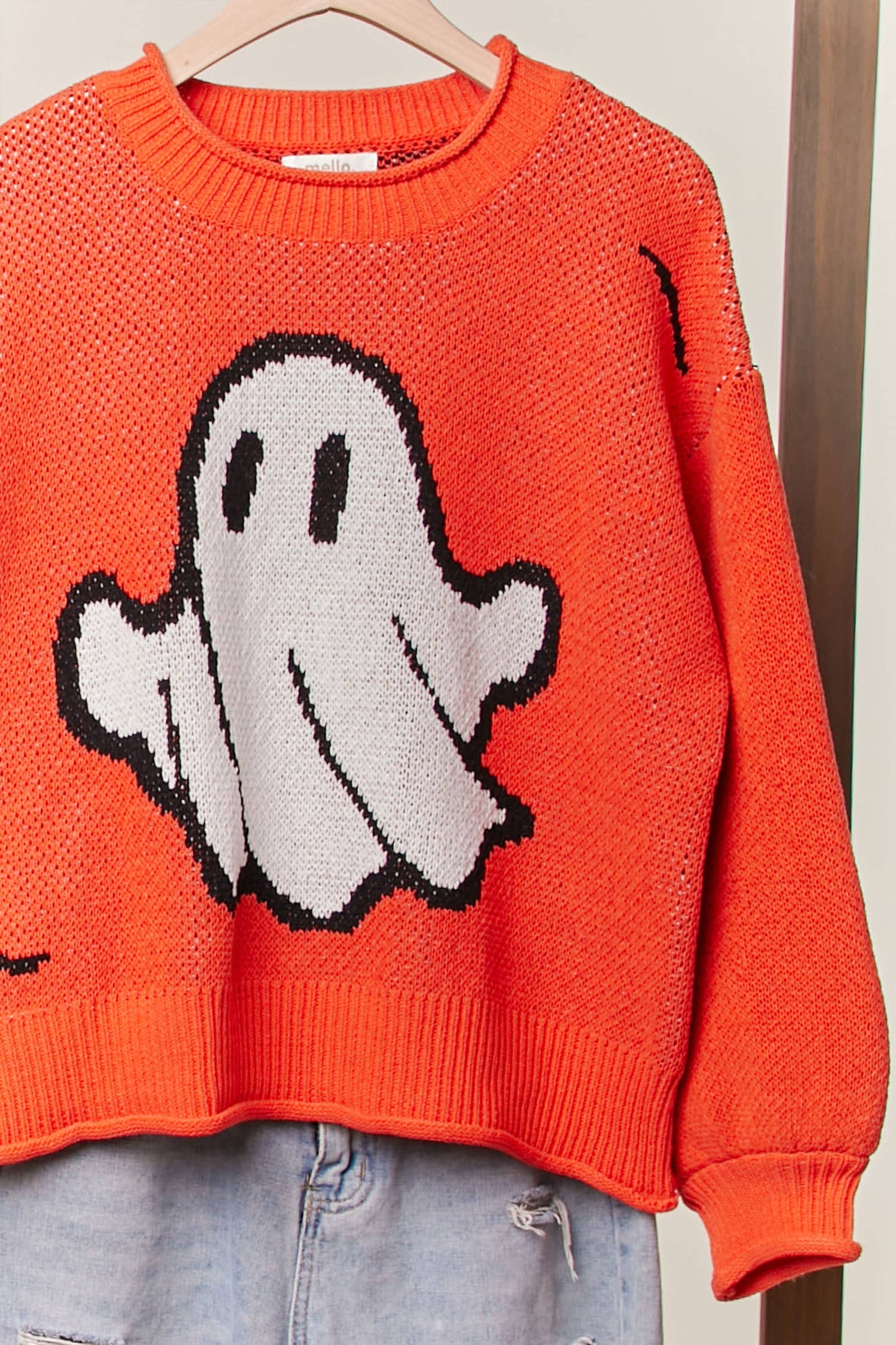 Halloween Spooky Face Sweater