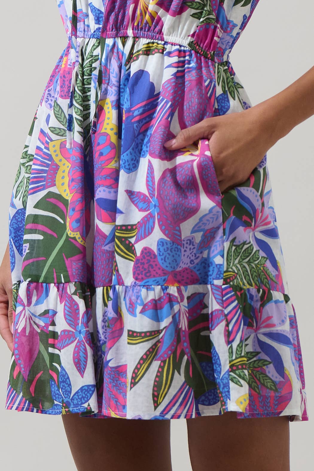 Evren Tropics Sardy Mini Dress