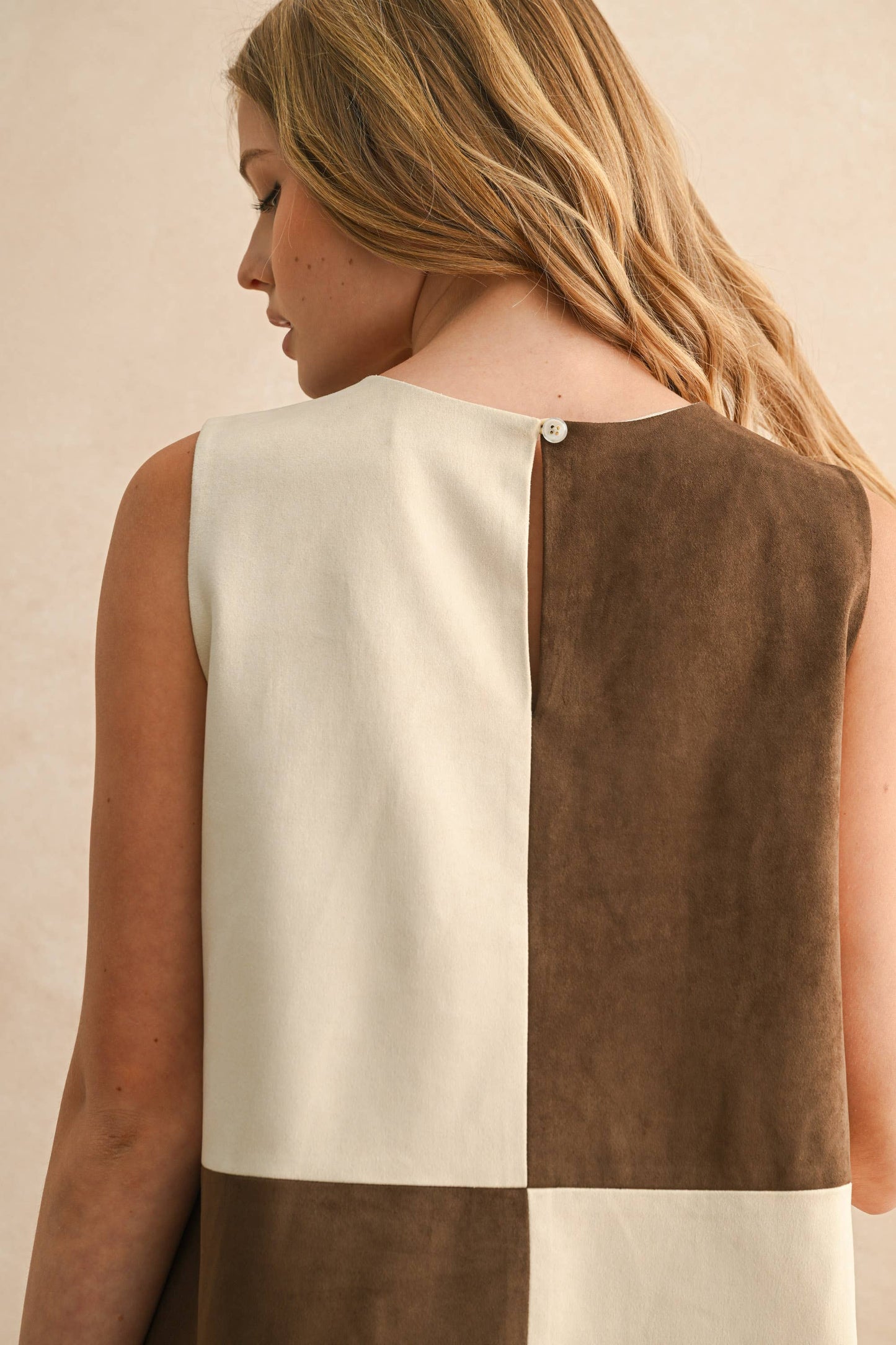 Suede Shift Dress