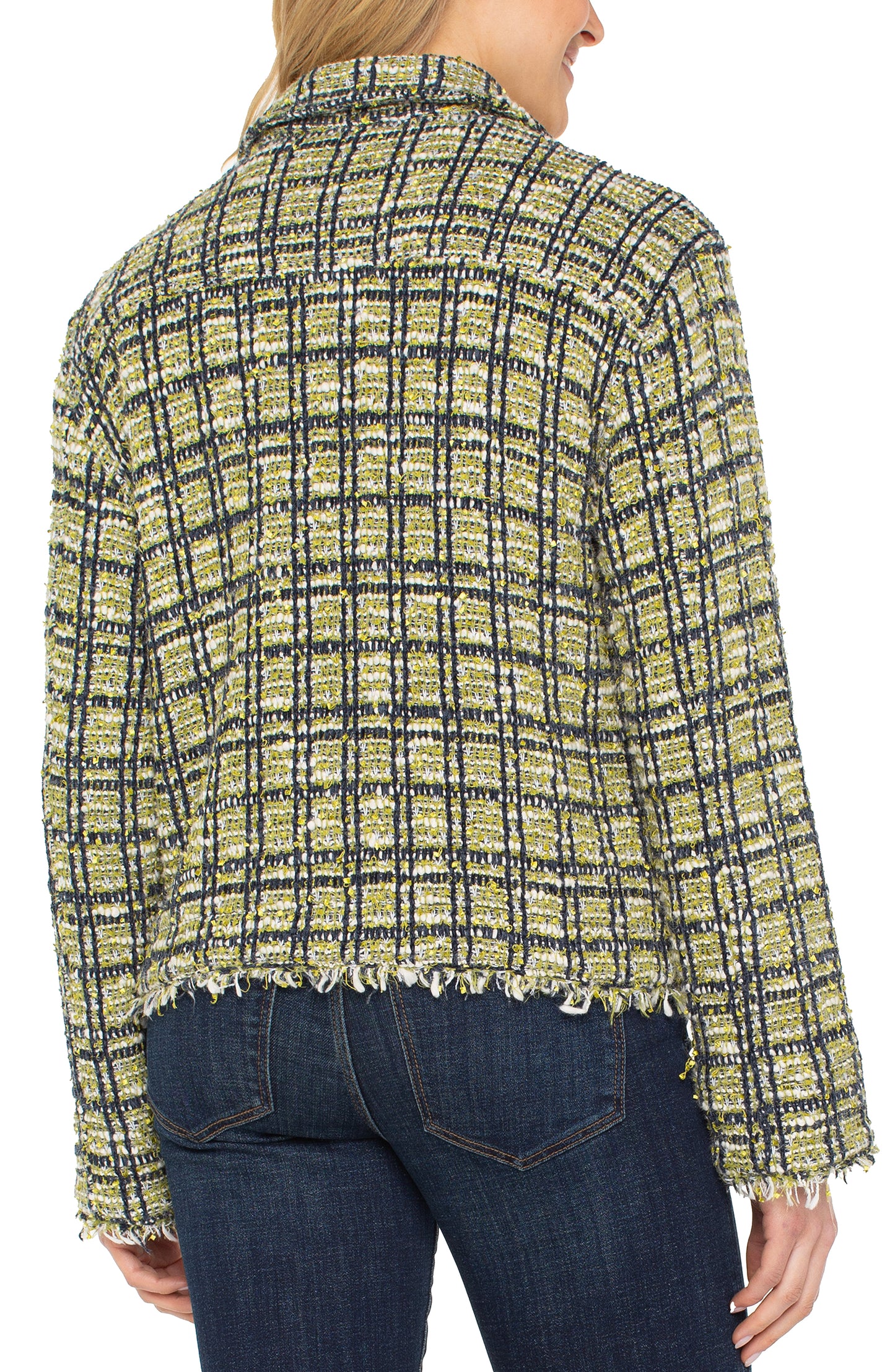 Cargo Shacket with Fringe by Liverpool