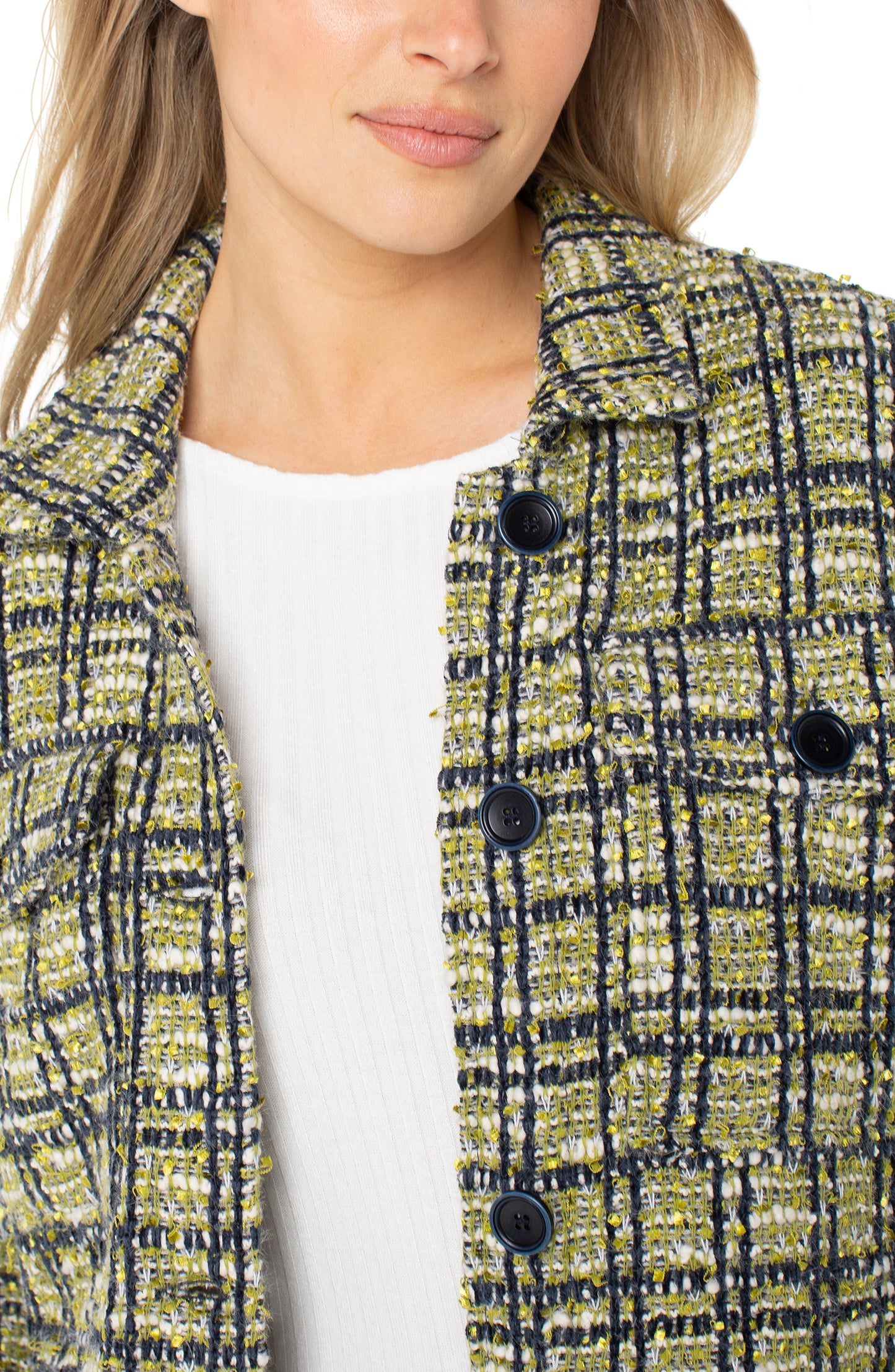 Cargo Shacket with Fringe by Liverpool