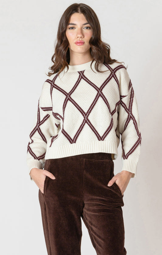 Dex Clothing Diamond Check Sweater