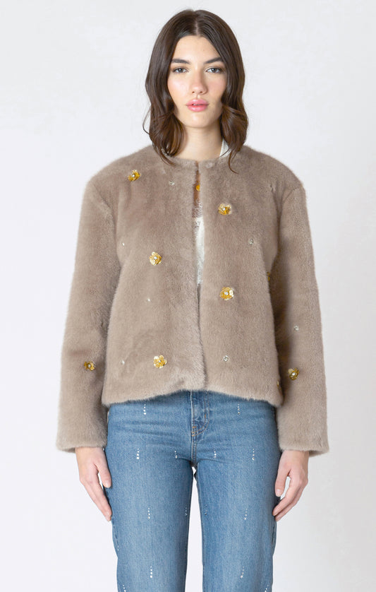 Dex Clothing Faux Fur Jacket