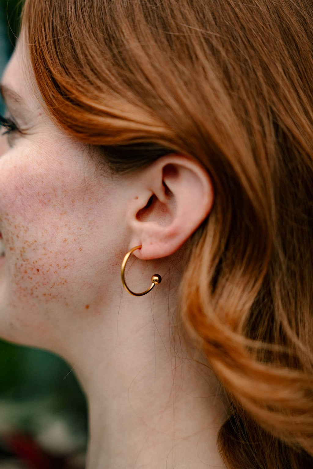 Magnolia Hoops - Poppy Red // Jewelry, Earrings, Fall