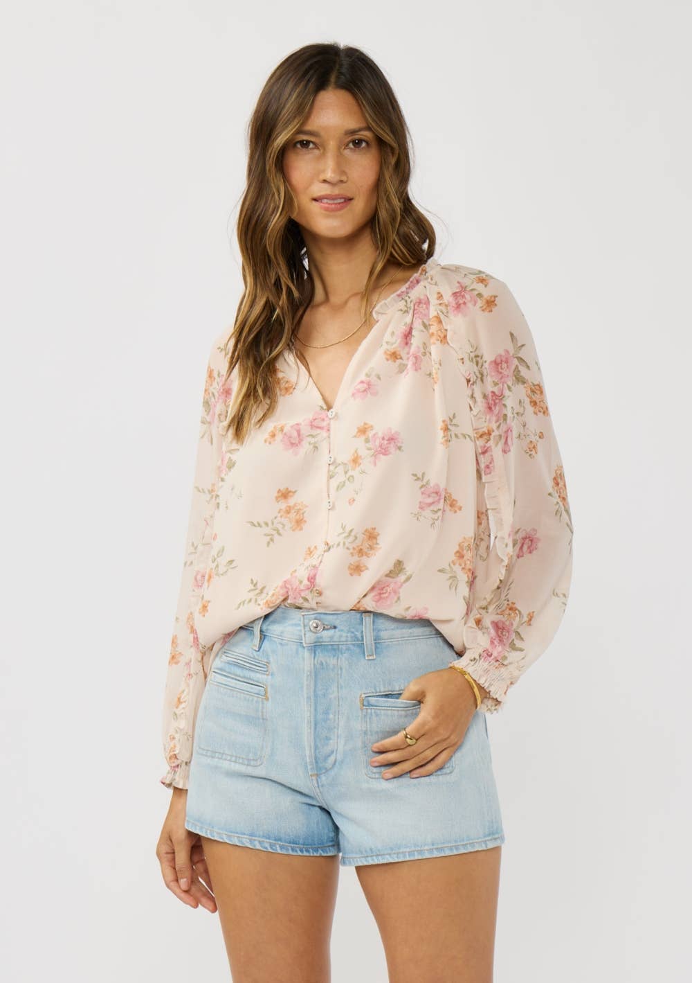 Suzy Ruffle Blouse