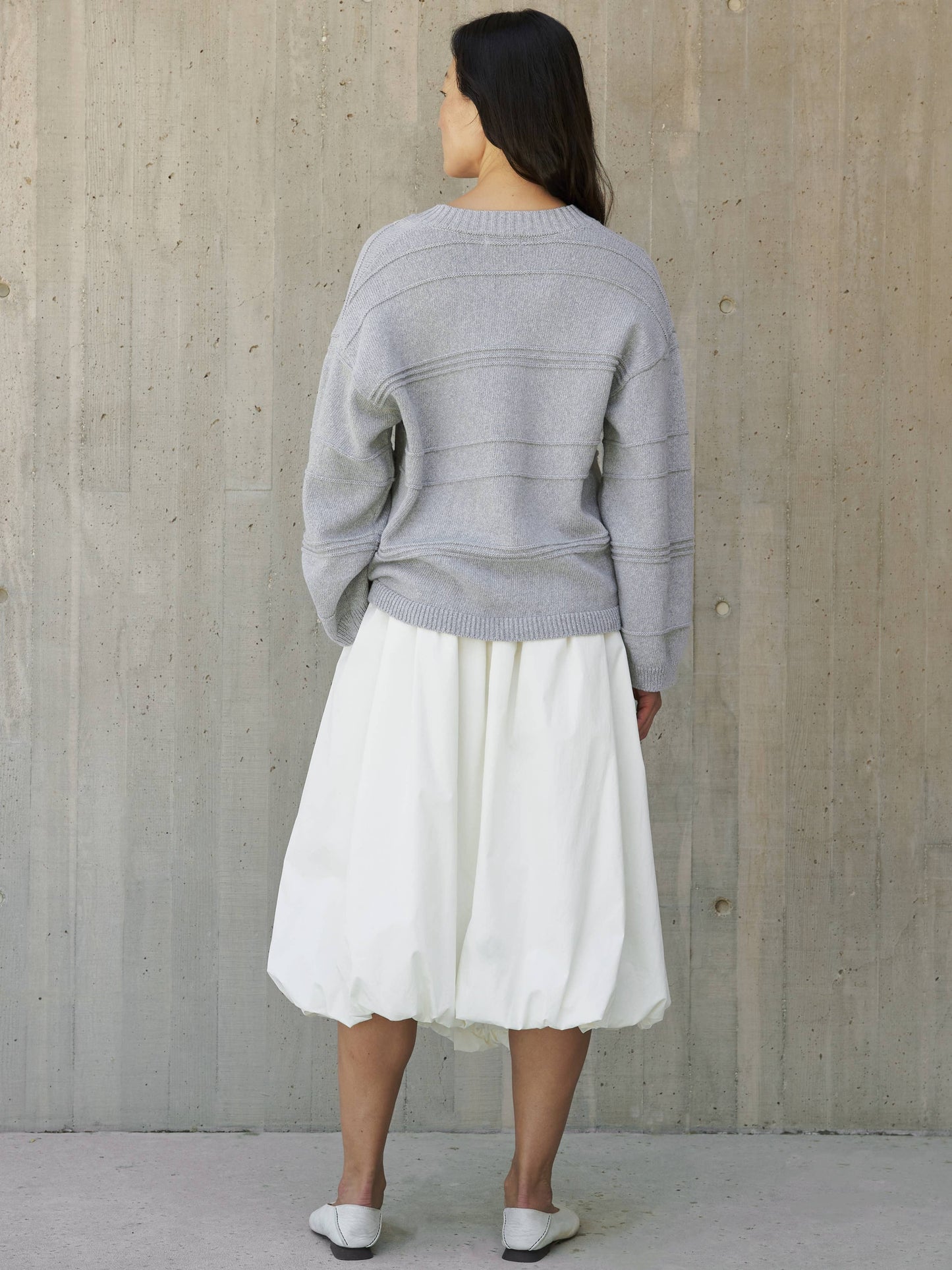 The April Sweater | V-Neck Ribbed Sweater