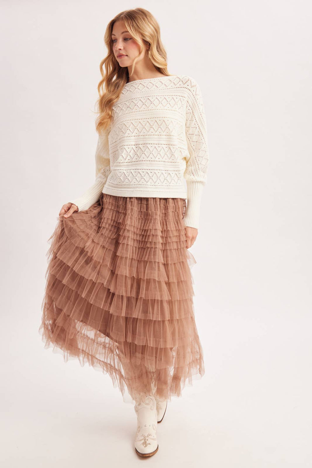 Balloon Sleeve Sweater
