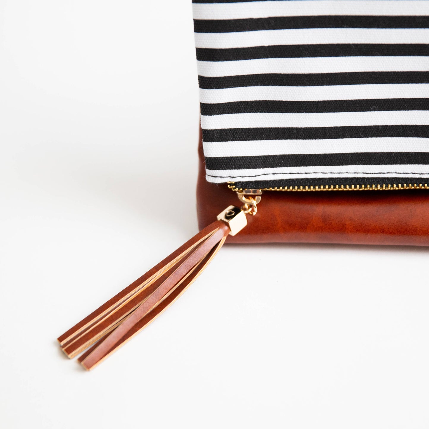 FoldOver Stripe Clutch -