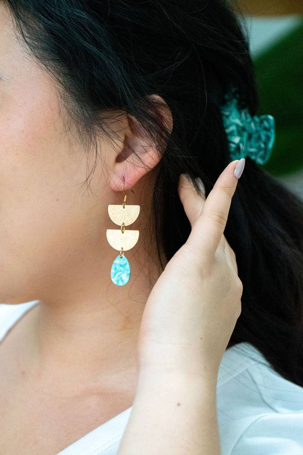 Aria Earrings - Aquamarine // Jewelry, Gifts