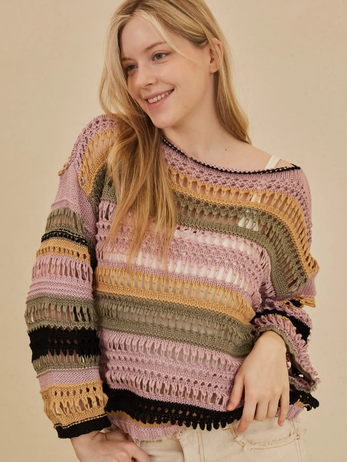 Maggie Boat Neck Sweater