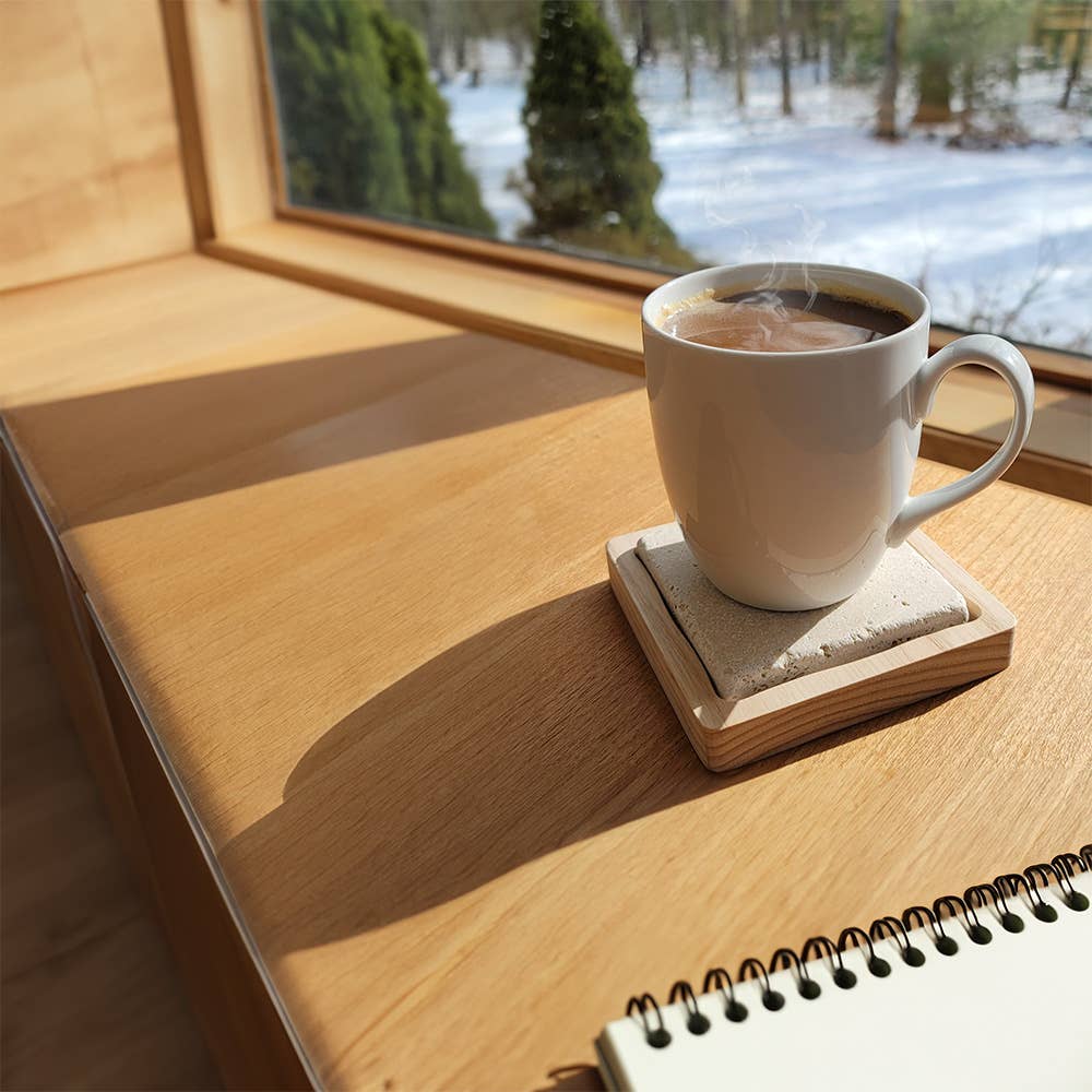 Cozy Coffee/Tea Coaster - Hot Stone Mug Warmer