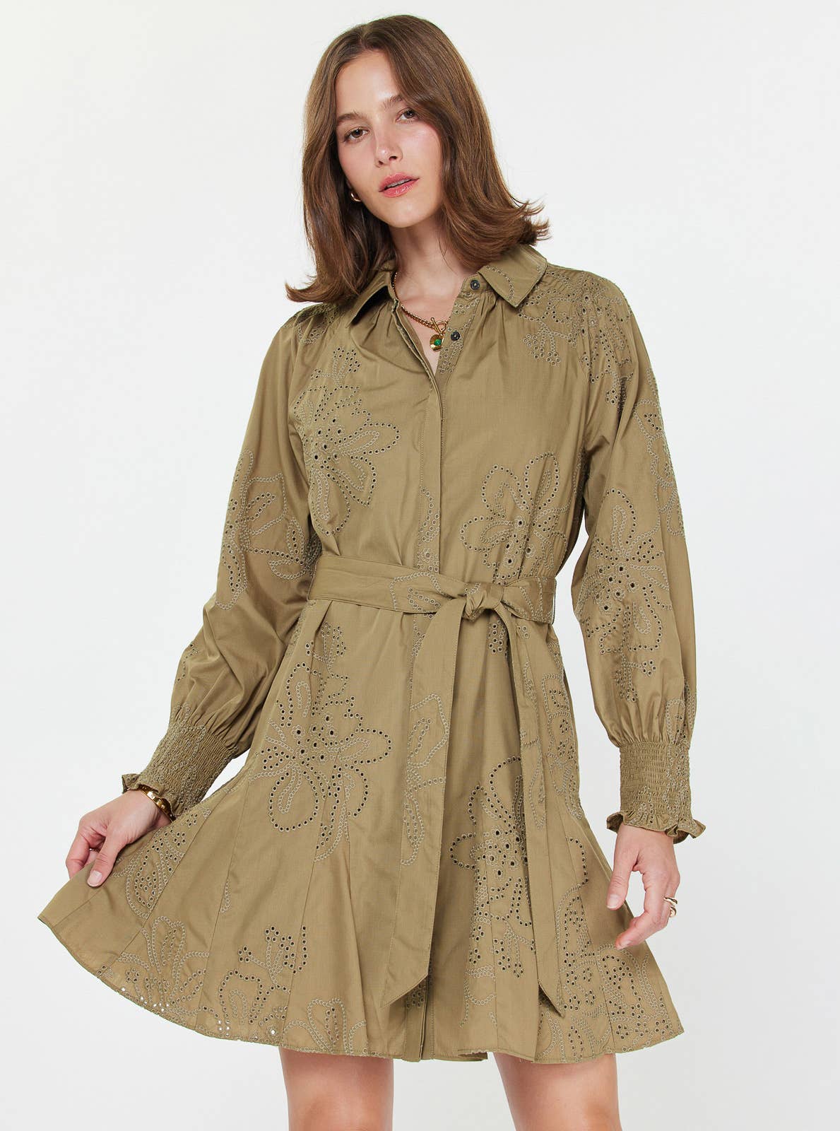 Mini Shirt Dress by Current Air