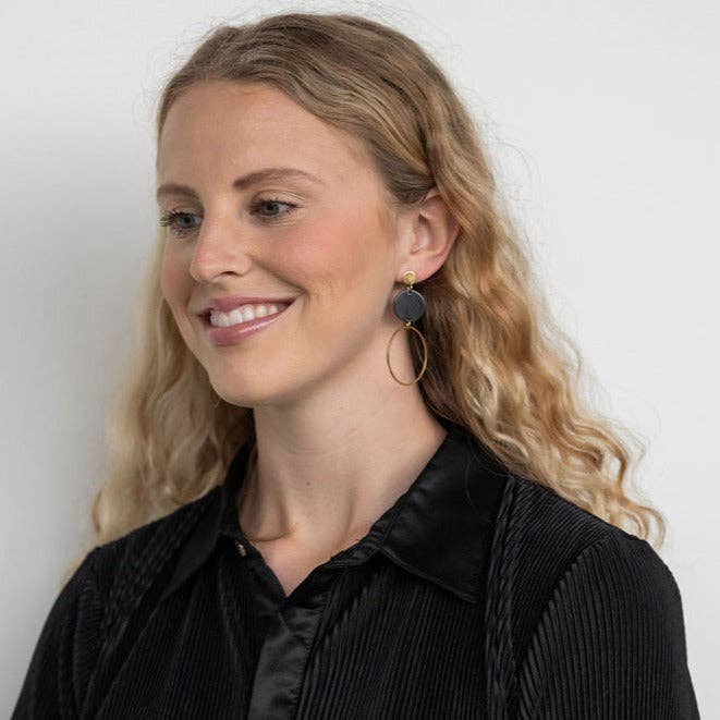 Sadie Earrings - Black // Jewelry, Fall