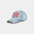 Bedazzled Flag Hat