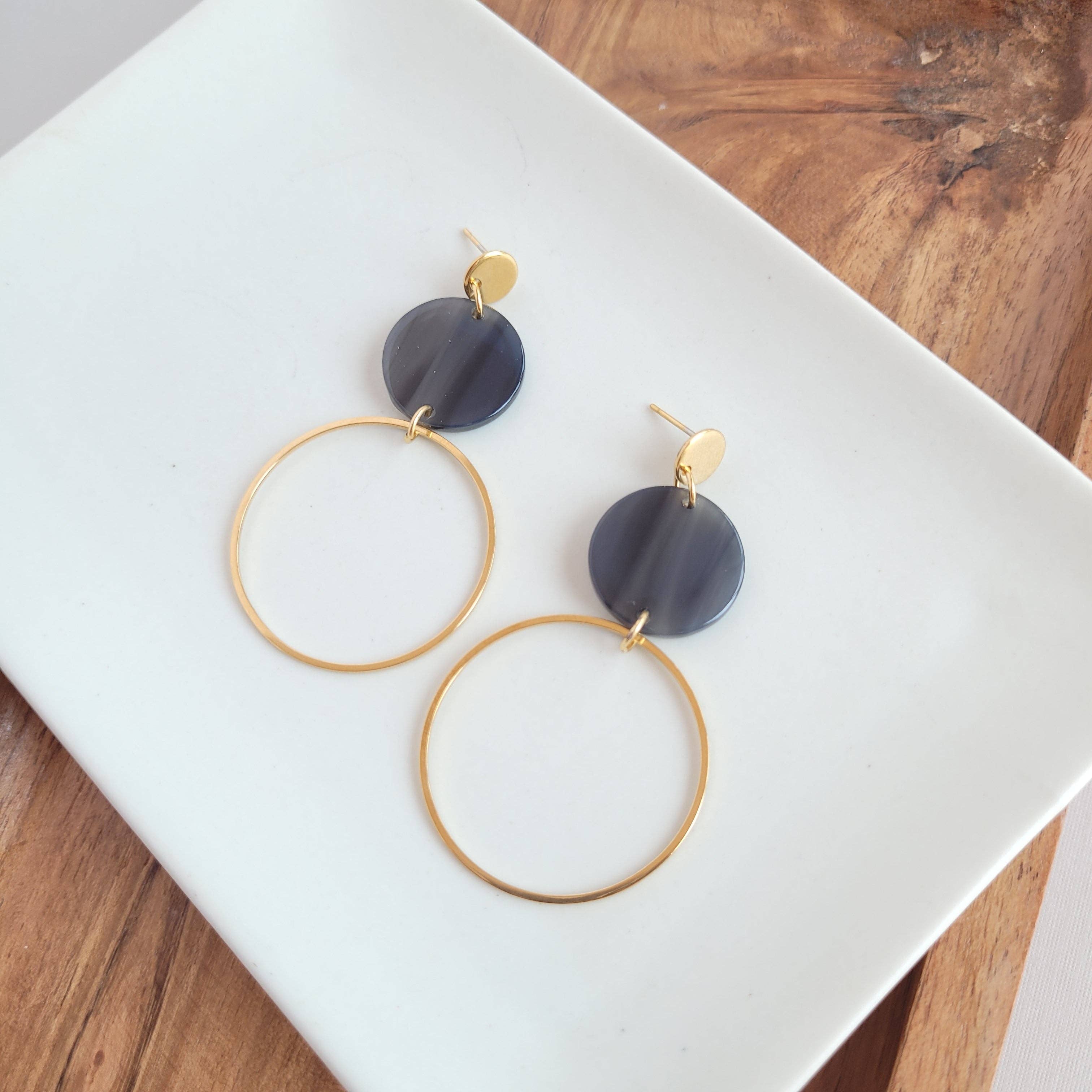 Sadie Earrings - Black // Jewelry, Fall