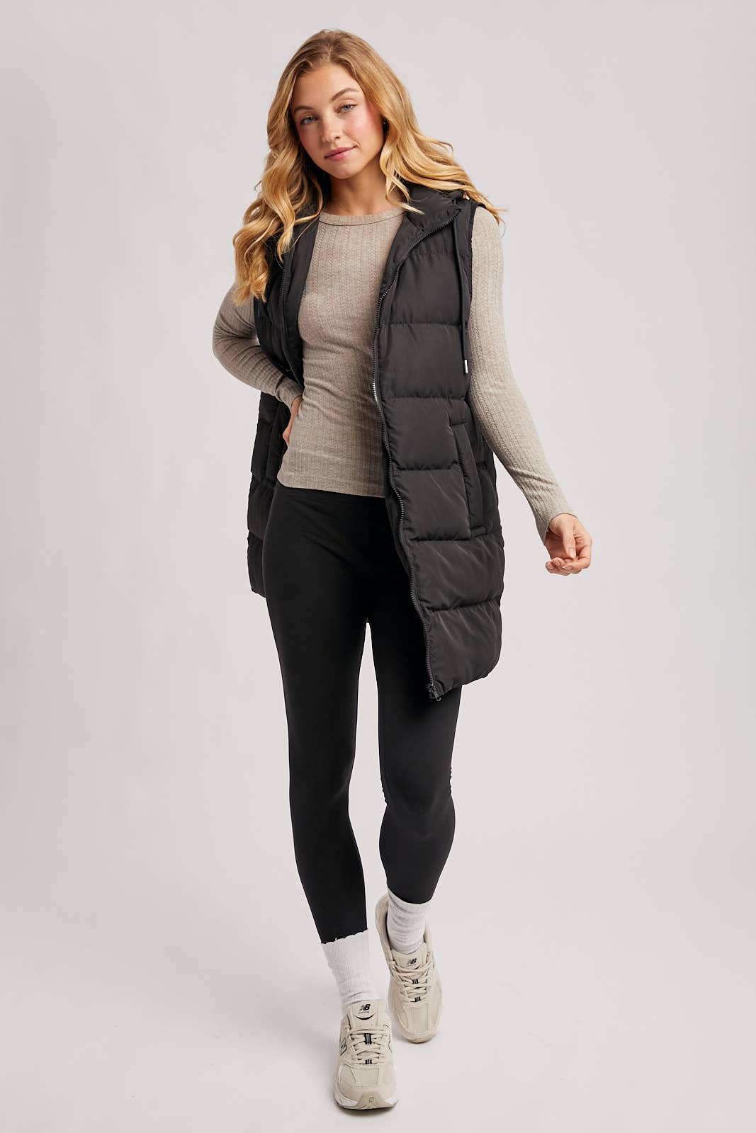 Longline Puffer Vest