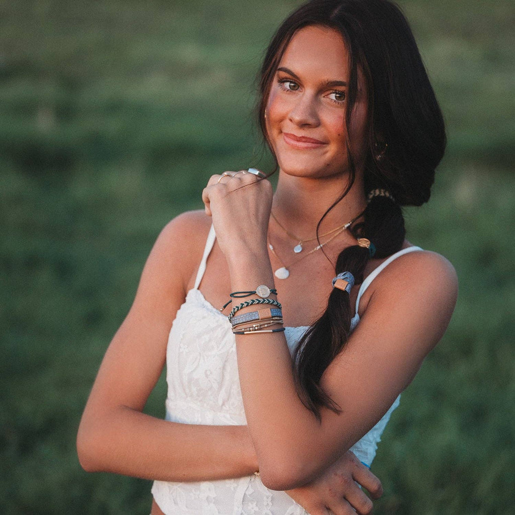 "Journey" Green Sea Turtle Hair Tie Bracelets