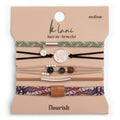 "Flourish" Natural Butterfly Hair Tie Bracelets