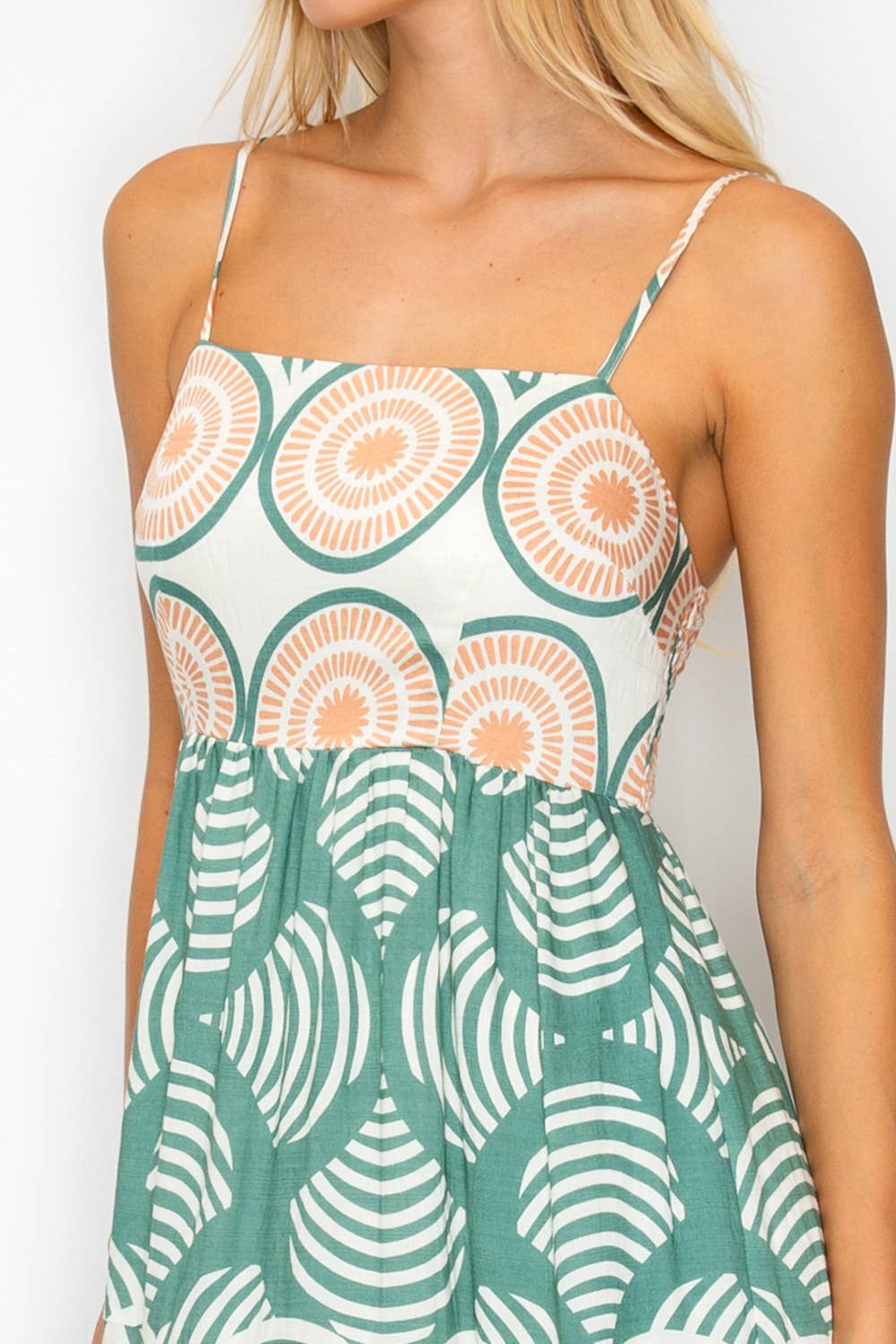 Olive Shell Maxi Dress