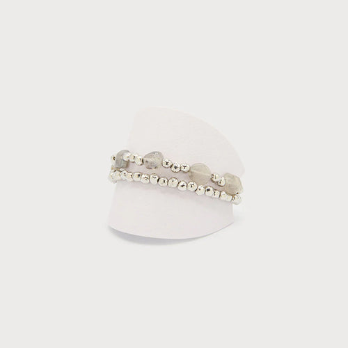 3378 Duo Bracelet with Natural Stones