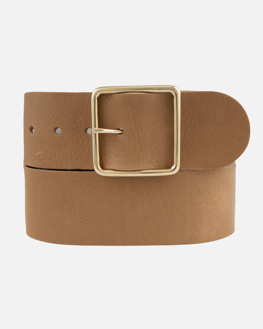 Naomi | Quality Gold Buckle Wide Leather Corset Belt Women