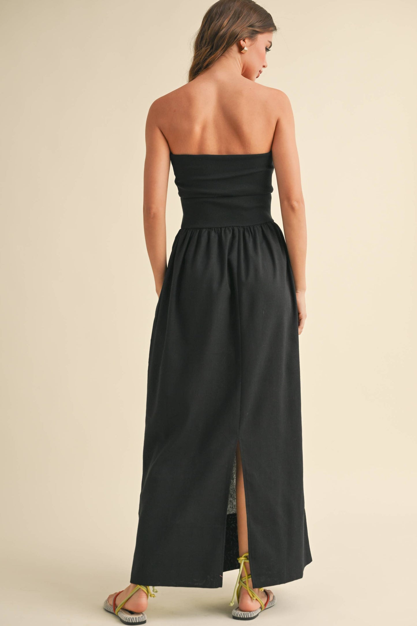 Linen Ribbed Dress